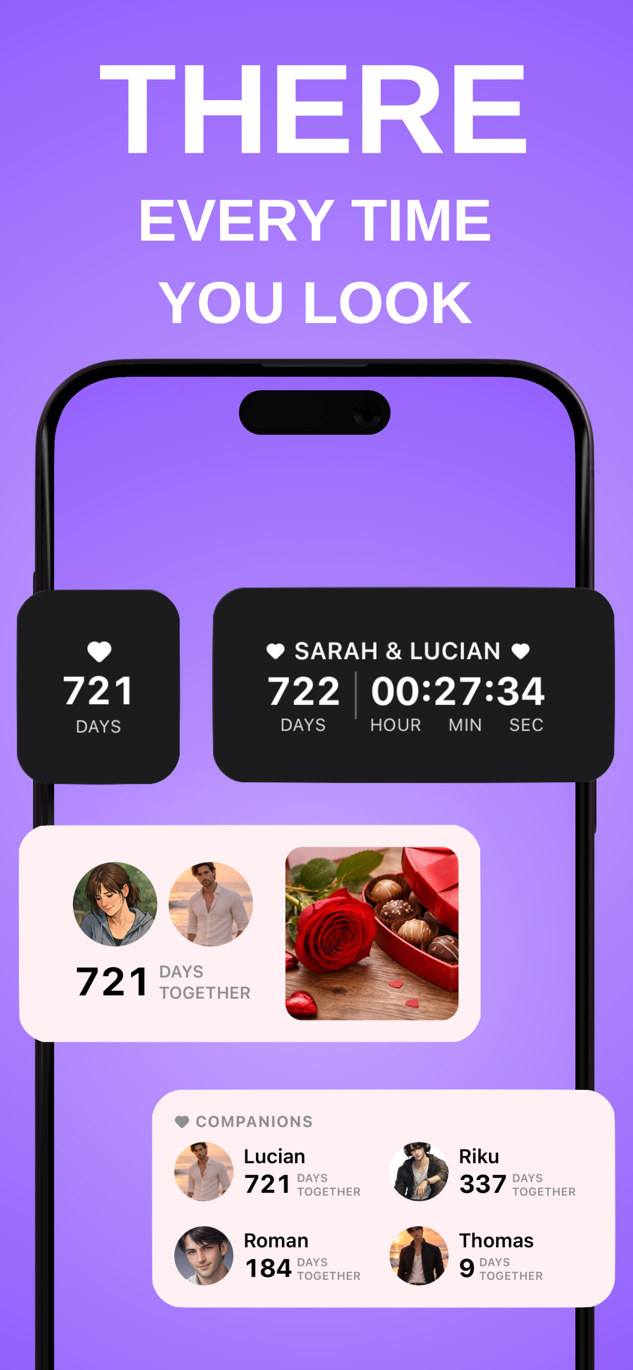 Softly widgets — There every time you look